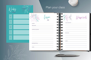 Teacher Planner Canva Template