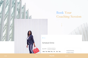 Wix Template Life Coach Speaker