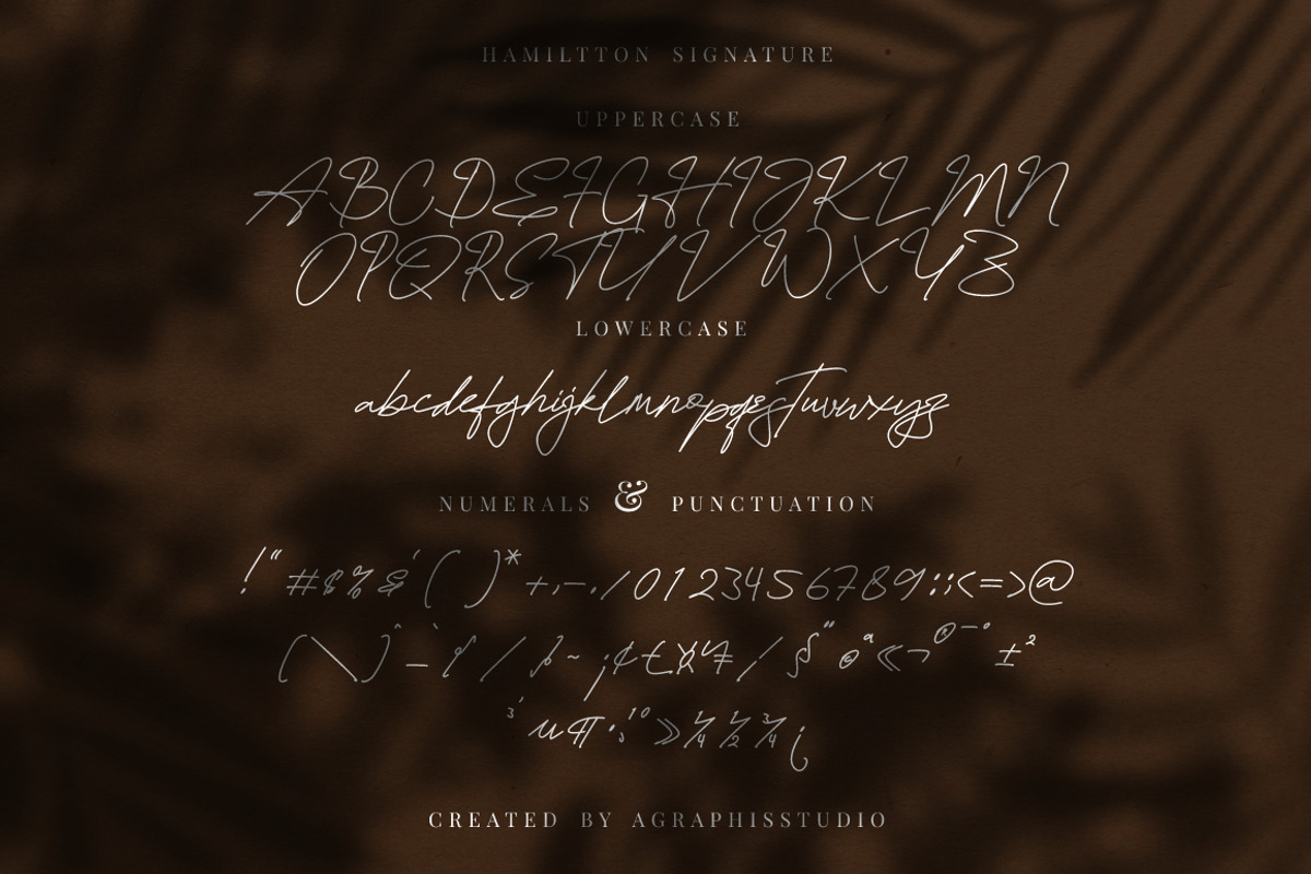 Hamiltton Signature Business Font, a Script Font by KennedyStudio (Photo 8 of 11)