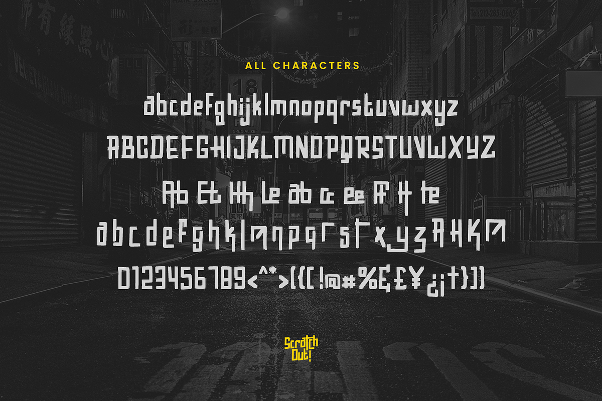 Scratch Out - Urban Brush Font, a Handwritten Font by Pixesia Studio (Photo 10 of 10)