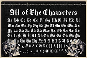 CS Modula – Old English Font, a Blackletter Font by Craft Supply Co. (Thumbnail 8 of 8)