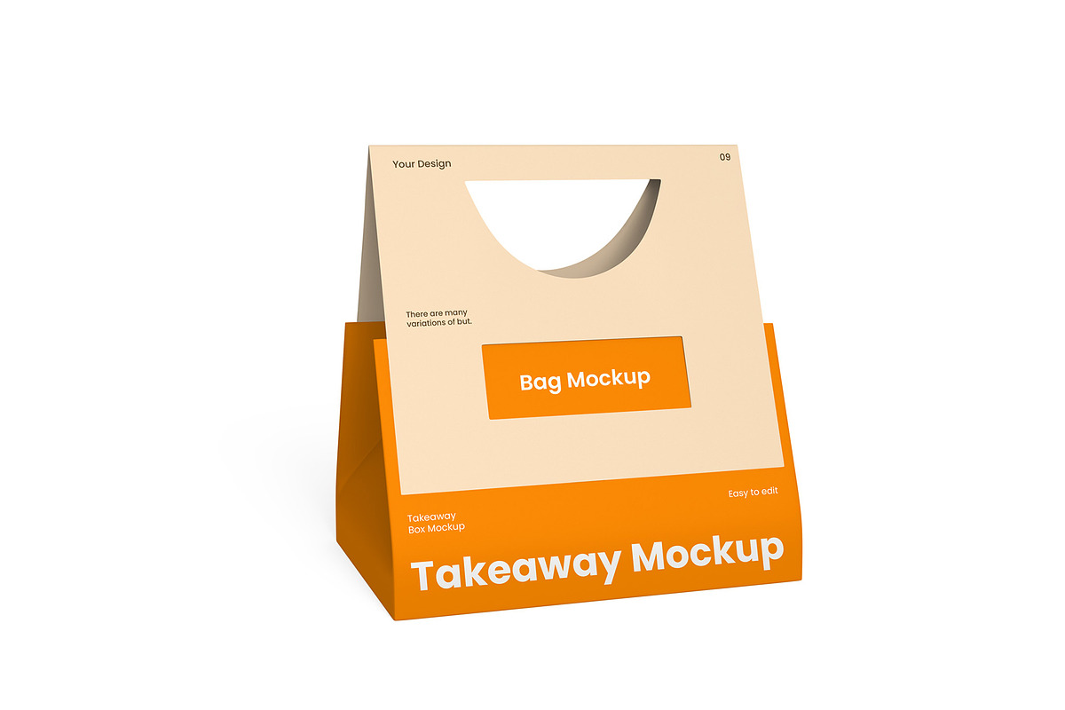 Food Carrier Box Mockup Pack, a Packaging Mockup by graphypix (Photo 11 of 13)