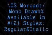 CS Morcant Mono Drawn, a Serif Font by Craft Supply Co. (Thumbnail 2 of 8)