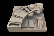 Sci-Fi Landscape Construction Kit, an Environmental 3D Model by RivermillStudios (Thumbnail 3 of 5)