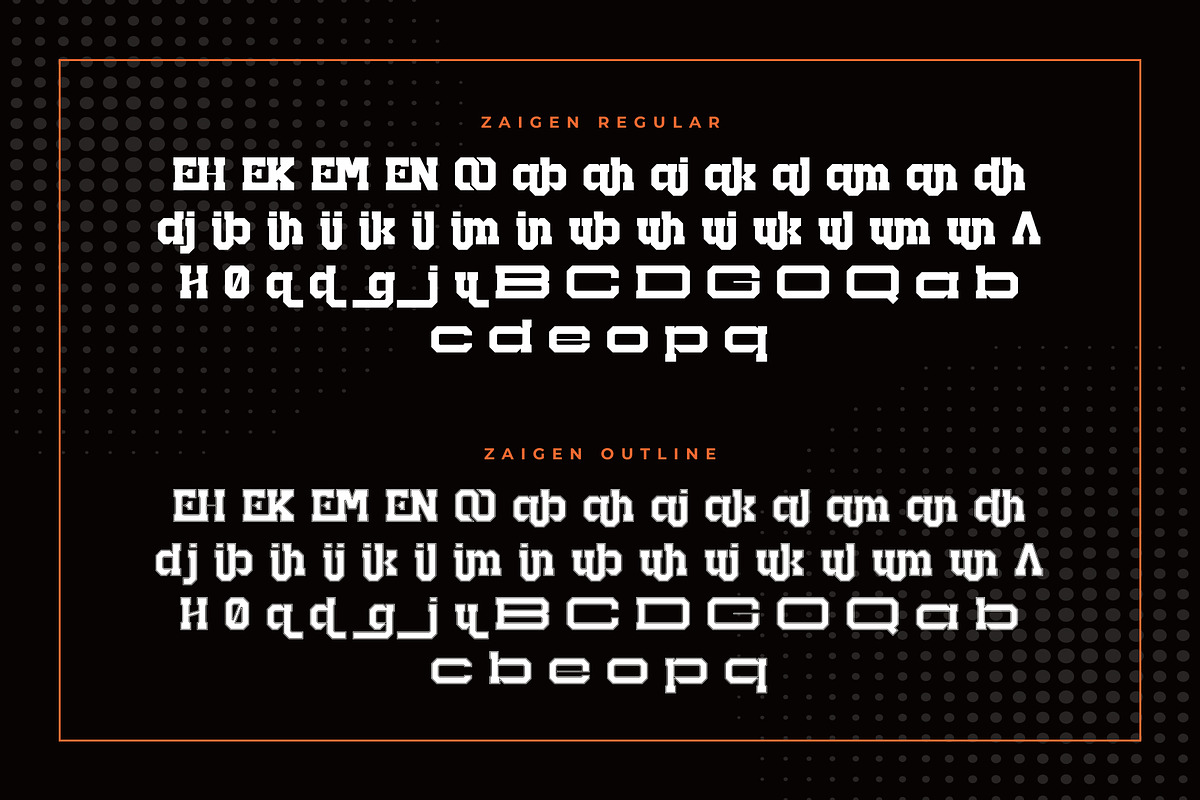Zaigen Slab Serif, a Serif Font by Ermedia Studio (Photo 11 of 12)