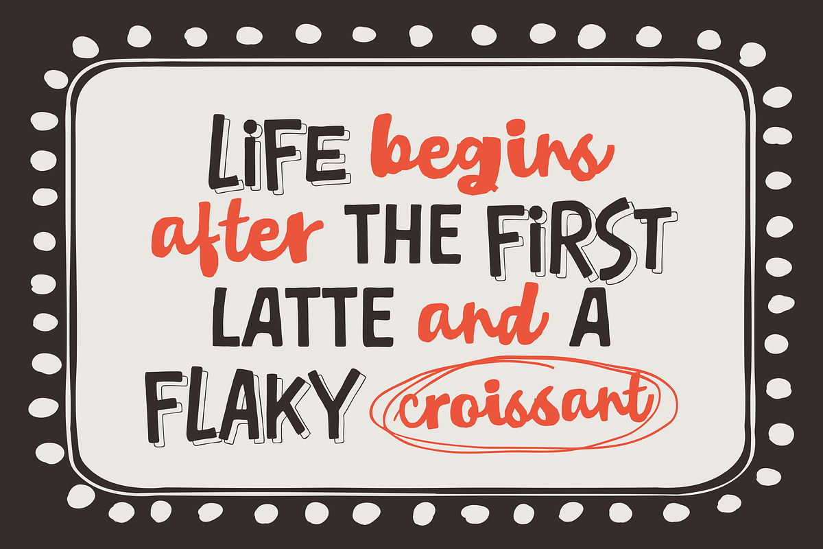 Mellow Coffee - Handmade Font Trio, a Script Font by agnyhasyastudio (Photo 2 of 15)