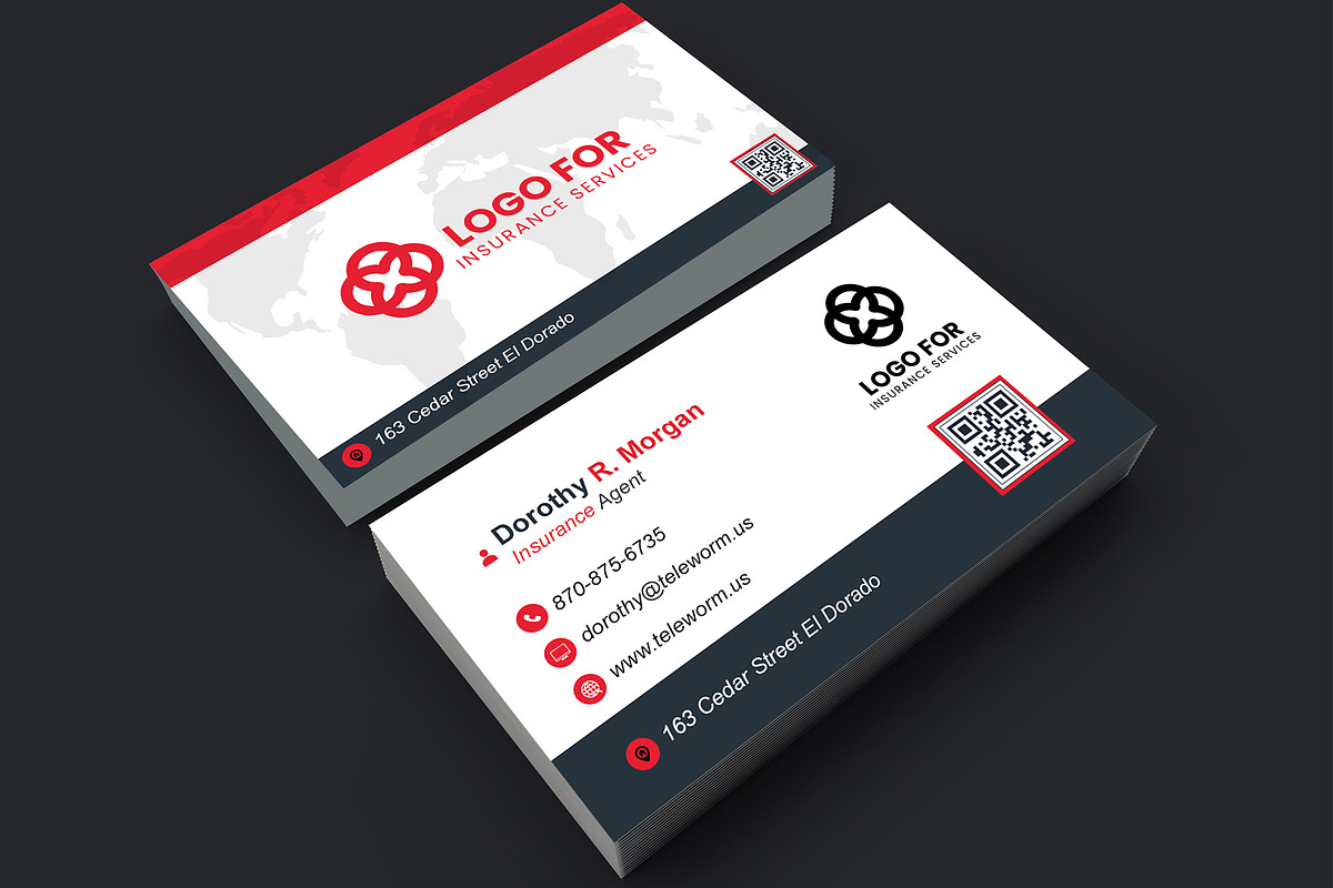 Universal Business Card PSD Template preview 4