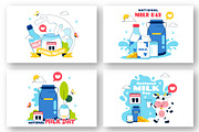 11 World Milk Day Illustration, a Food Illustration by denayunebgt (Thumbnail 3 of 5)