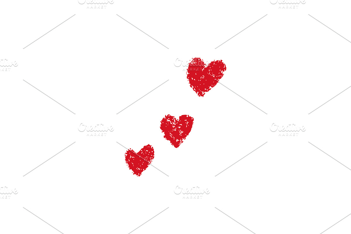 Crayon Doodle Hearts, an Object Graphic by Elena Pimukova (Photo 17 of 36)