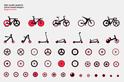 Bicycles - Modern Graphics, an Illustration by illugrama (Thumbnail 5 of 6)