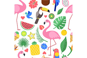 Seamless Pattern With Various