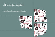 pink 50s Rock'n'Roll Pattern, a Pattern Graphic by koberstein (Thumbnail 3 of 3)