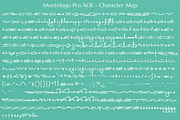 Montelago Pro AOE, a Script Font by Astigmatic (Thumbnail 5 of 5)
