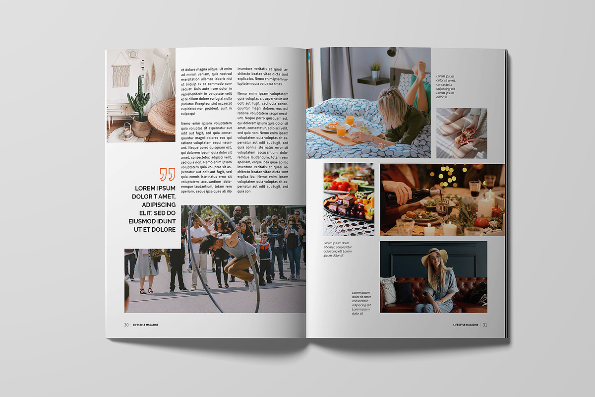 Lifestyle Magazine Template, a Magazine Template by xtratimebd (Photo 6 of 9)