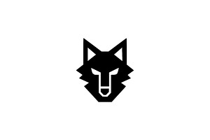 Wolf Head Vector Logo, a Branding & Logo Template by Vectorium Studio