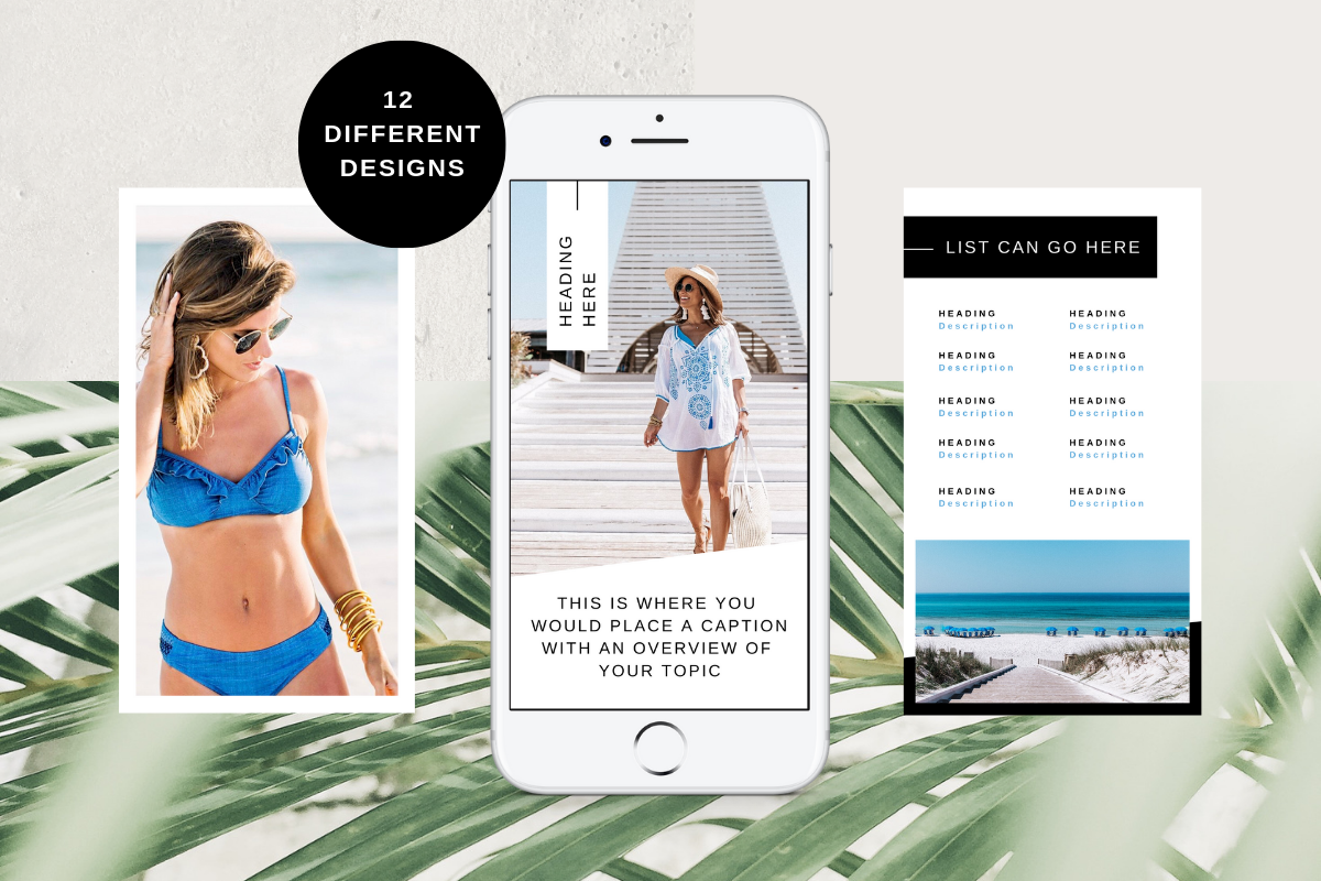 Instagram Stories Templates - CANVA, a Social Media Template by Just Like White Creative (Photo 3 of 5)