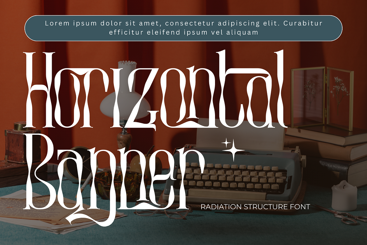 Radiation Structure - Condensed Font, a Serif Font by 177Studio (Photo 4 of 8)