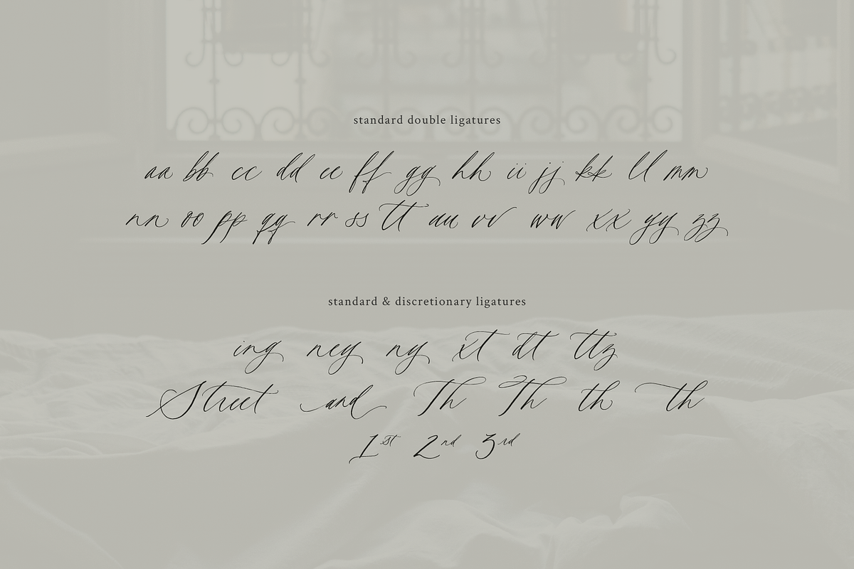 Deuxieme Script Font, a Script Font by Courtney Rose Design (Photo 5 of 14)