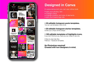 Bright CANVA Instagram Template