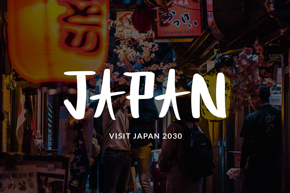 Bocast Japan Style Display Font, a Sans Serif Font by Giant Design (Photo 4 of 10)