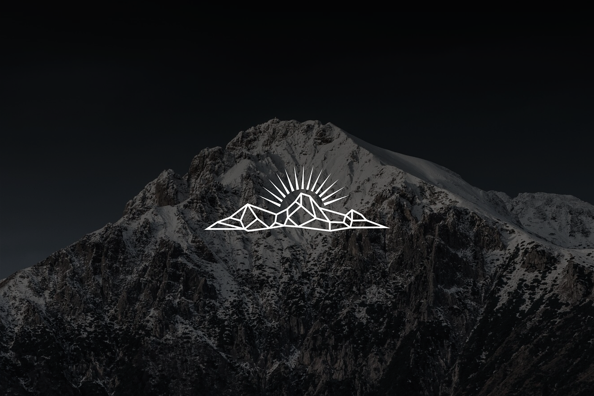 Geometric Mountain Adventure Logo, a Branding & Logo Template by Luxury Logos (Photo 2 of 4)