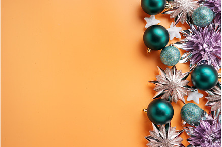 Top view of shiny and colorful, a Holiday Photo by Yummypic