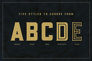 Goliad Font - 5 Styles, a Font by Nathan Brown (Thumbnail 2 of 7)