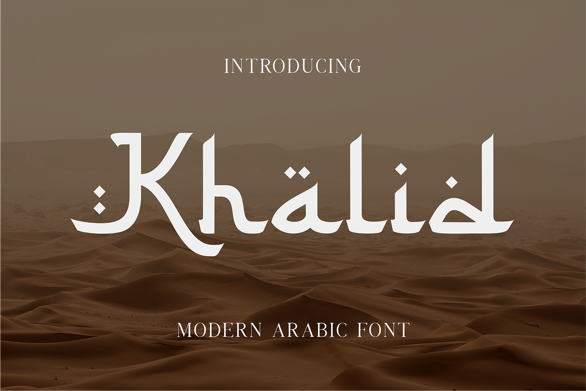 Khalid, a Symbol Font by Flawless And Co (Photo 1 of 10)
