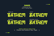 Slaxing - Sporty Display Font, a Sans Serif Font by twinstd (Thumbnail 2 of 10)