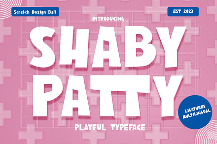 Shabby Patty - Playful font