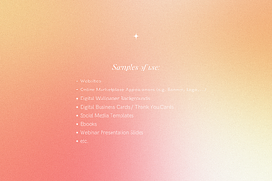 Warm Pastel Gradient Background Set