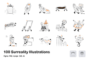 Surreality - 100 illustrations, a Person Illustration by Vectopus.com (Thumbnail 4 of 7)