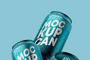 330ml 6 Metallic Can Mockups, a Product Mockup by Graphic Bird (Thumbnail 7 of 9)