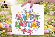 Happy Easter Rhinestone PNG, an Illustration by Daily.Designs (Thumbnail 1 of 5)