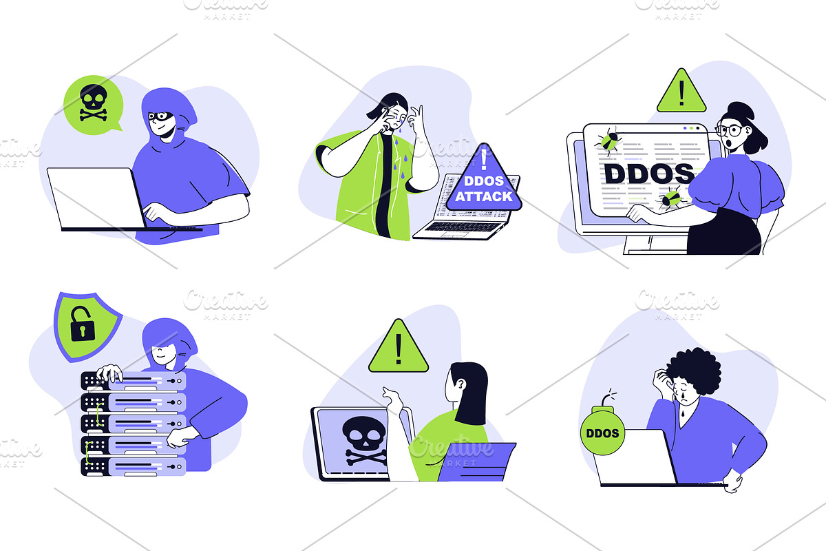 120 Flat Vector Illustrations, an Illustration by alexdndz (Photo 10 of 21)