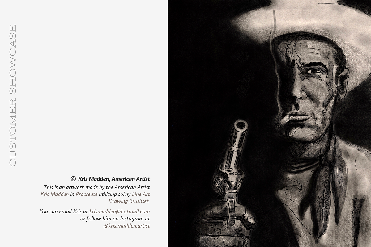 Line Art Drawing Procreate Brushes, a Brush Add-On by Digi Life (Photo 11 of 13)