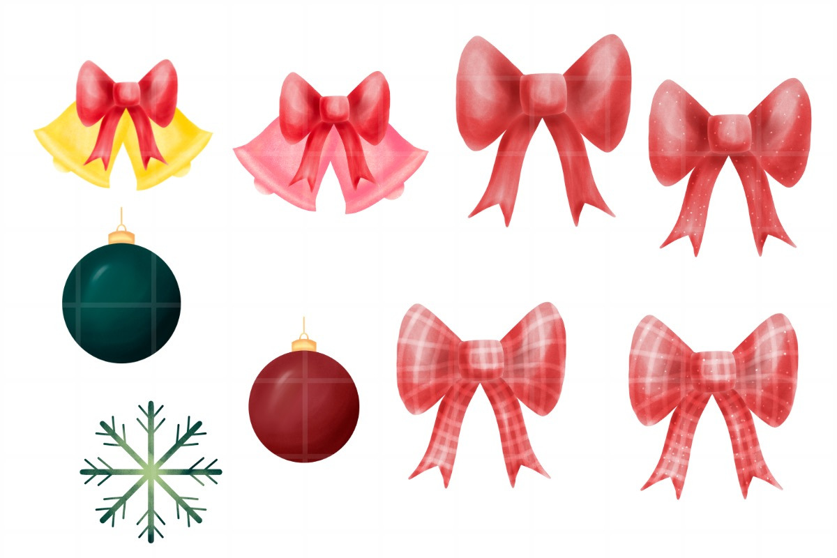 Christmas Clipart Illustration, a Seasonal Illustration by tchastudio (Photo 4 of 7)