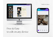 300 Yoga Social Media BUNDLE, a Social Media Template by PatternLab. (Thumbnail 9 of 10)