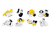 People and work, a Person Illustration by PureSolution (Thumbnail 4 of 6)