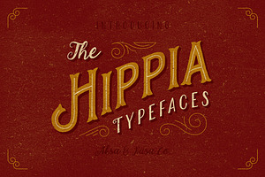The Hippia Typefaces - 3 Font