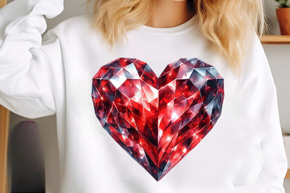 Glitter Heart Valentines Day Clip Ar, an Illustration by SinaCreation (Photo 5 of 11)