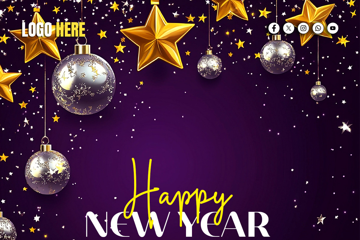 Happy New Year Template Bundle, a Social Media Template by gstudiovect21 (Photo 15 of 16)