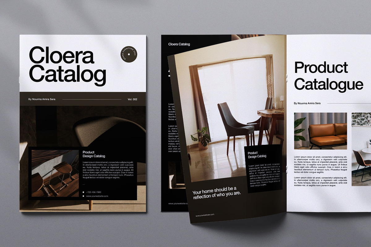 Furniture Product Design Catalog, a Magazine Template by Portocraft (Photo 1 of 6)