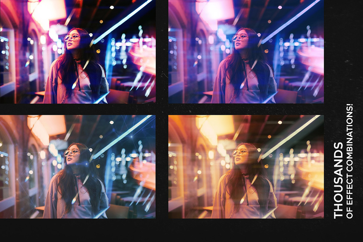 Cyberpunk Photo Effects & Overlays, a Preset Add-On by PhotoSpirit (Photo 3 of 12)