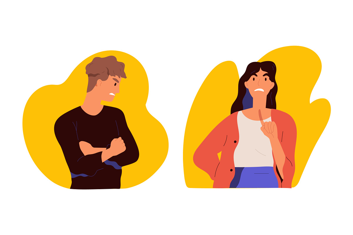 Angry, furious people set, a Person Illustration by Good Studio (Photo 3 of 6)