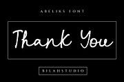 Abeliks Modern Script Font, a Script Font by Bilahstudio (Thumbnail 13 of 13)