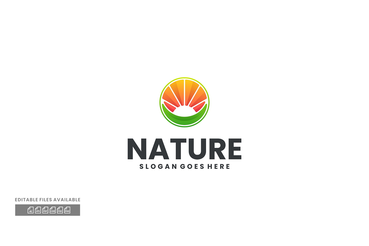 Nature Gradient Colorful Logo, a Branding & Logo Template by ivan_artnivora