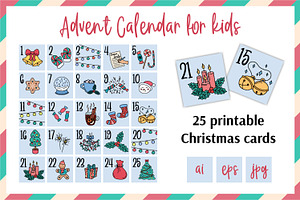 Christmas Advent Calendar for kids