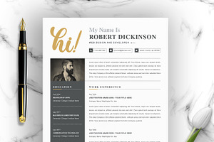 Resume Template 4 Pages-CV Template