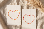 Fall Floral Heart Frames PNG, an Object Graphic by Nadia Semyroz (Thumbnail 3 of 5)